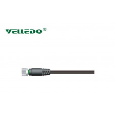 Соединитель кабельный VELLEDQ M8P-F03T-2.0PUR/GY (розетка)