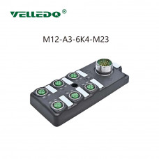 Распределительная коробка VELLEDQ M12-A3-6K5P-M23