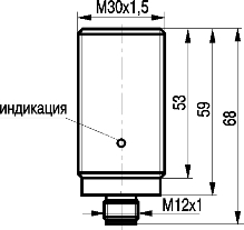 индуктивный датчик ISN EC85P-312P-35G-LZS4