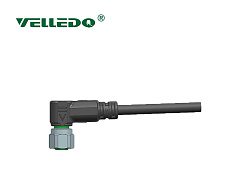 Соединитель кабельный VELLEDQ M12-F05S-2.0PVC/BK