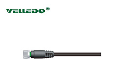 Соединитель кабельный VELLEDQ M8-F04T-2.0PVC/BK